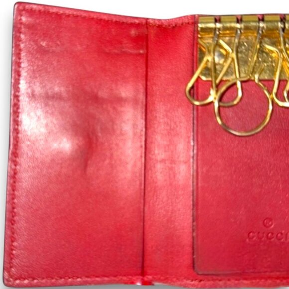 Gucci Blue Blooms Supreme 6 Key Holder with COA - Picture 8 of 16